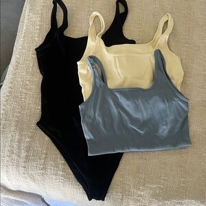 3 pack Ribbed Body Suits